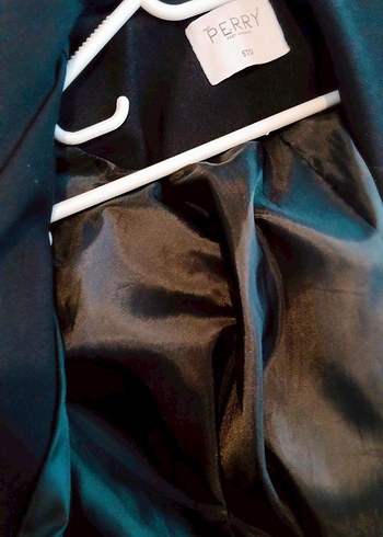 PERRY MARKA Siyah Uzun Kesim Kadın Trençkot - Görsel 3