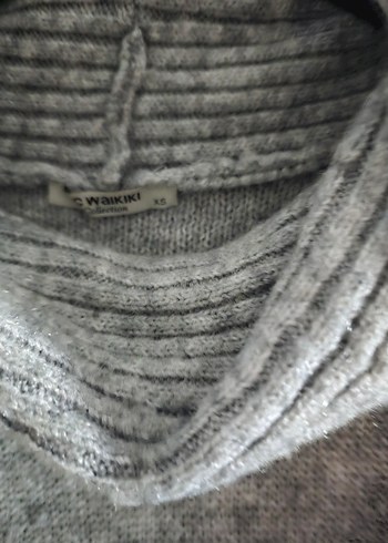 Gri Örgü Kadın Kazak, Yumuşak ve Rahat - Görsel 4