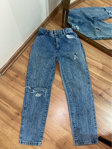 9 Yaş Beden mavi Renk Kot pantolon