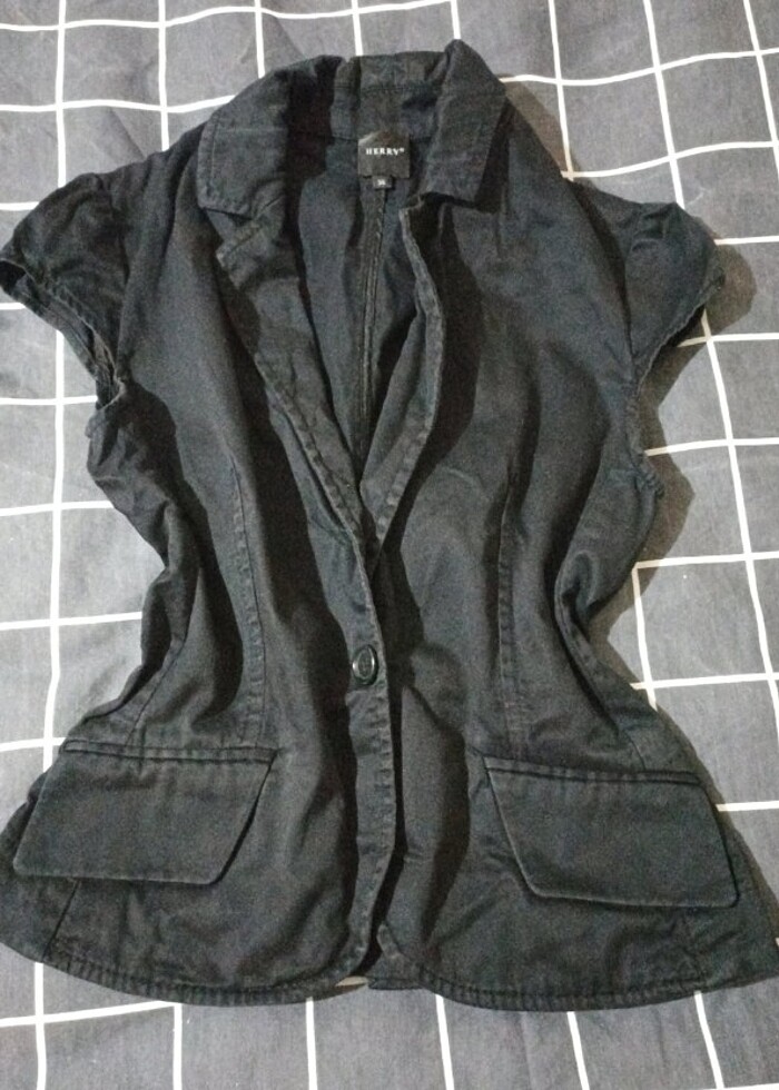 Y2k Grunge Vintage ceket - Görsel 3