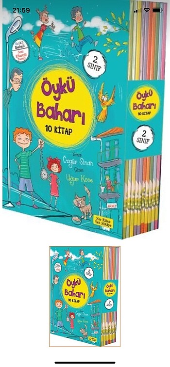 Yuva Yayınları. Öykü Baharı 10 kitap. 2. Sınıf