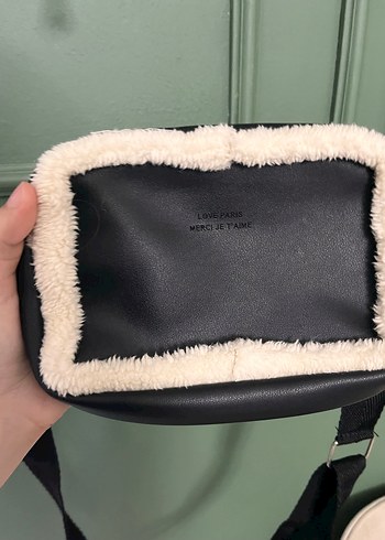 Siyah Tokalı Kadın Omuz Çantası - Görsel 2