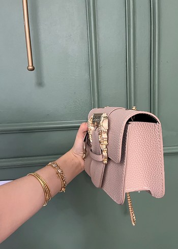 Bej Deri Versace Jeans Couture Kadın Çanta - Görsel 2