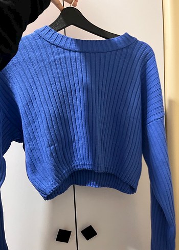 Mavi Kadın Triko Bisiklet Yaka Kazak - Görsel 2