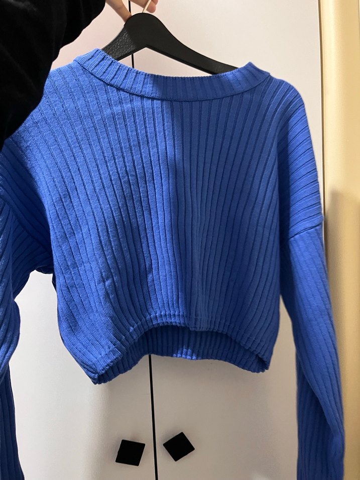 Mavi Kadın Triko Bisiklet Yaka Kazak - Görsel 2