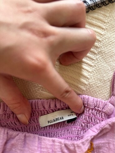 Pull and Bear Askılı crop