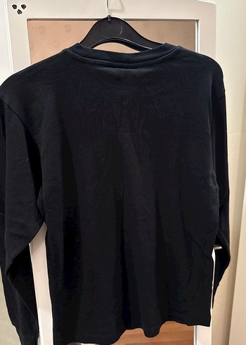 xs Beden Tommy Jeans Siyah kadın Uzun Kollu Tişört