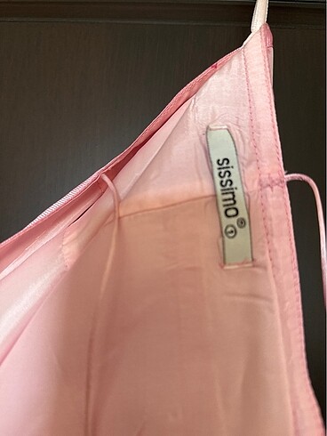 Pembe kısa abiye elbise - Görsel 4