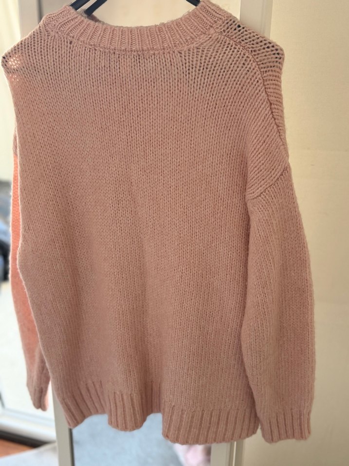 Bej Kadın Triko Bisiklet Yaka Kazak - Görsel 3