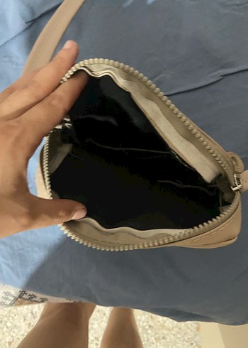 Beden Bej Minimalist Deri Kadın Çapraz Çanta