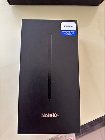 Samsung Galaxy Note10+ boş kutu
