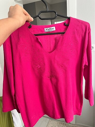 MEVSİMLİK PEMBE BLUZ