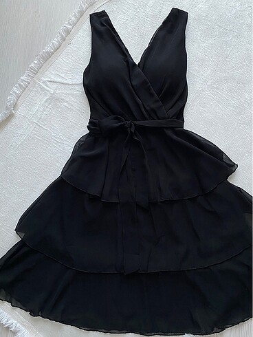 s Beden siyah Renk Kadın kısa elbise