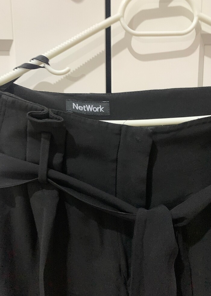 Network kuşaklı havuç pantolon - Görsel 3