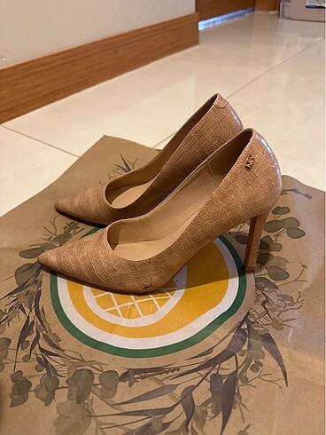 Nine West pudra stiletto - Görsel 5