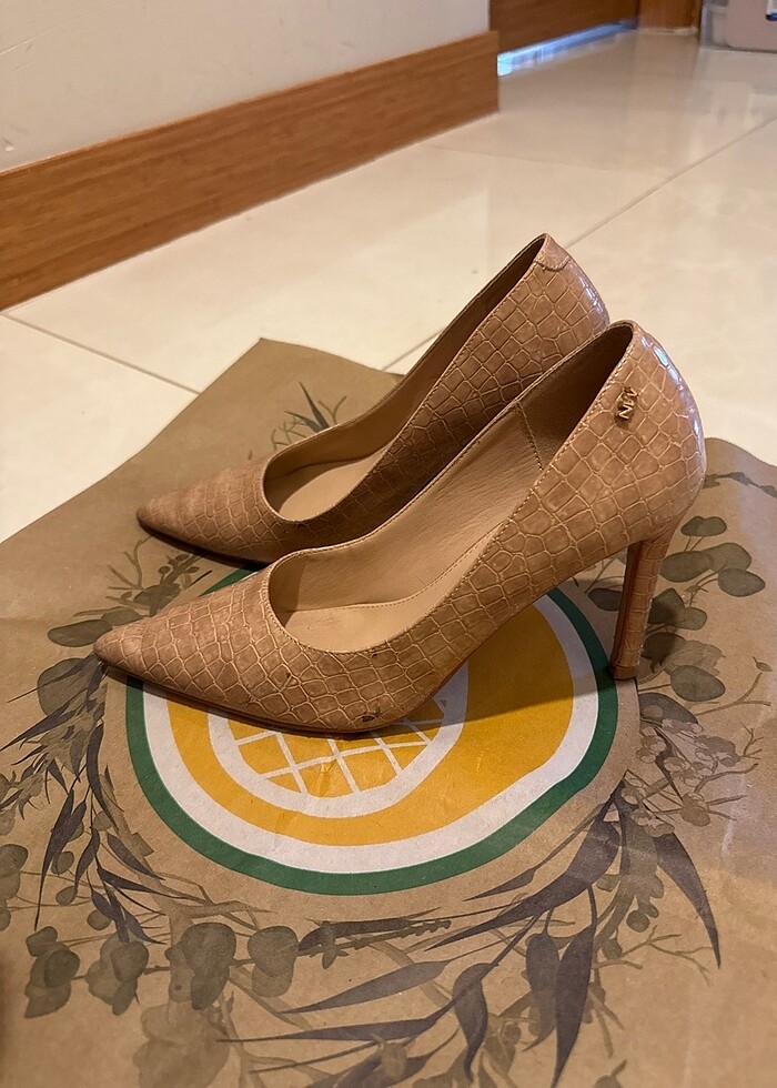 Nine West pudra stiletto - Görsel 5