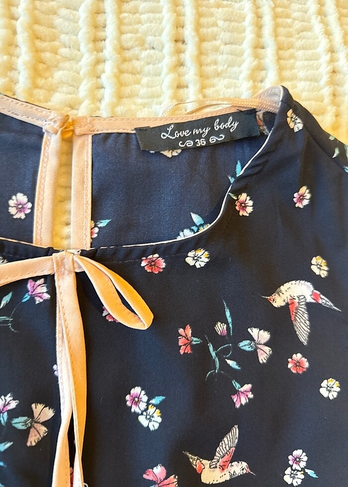 Love my body kolsuz bluz - Görsel 2