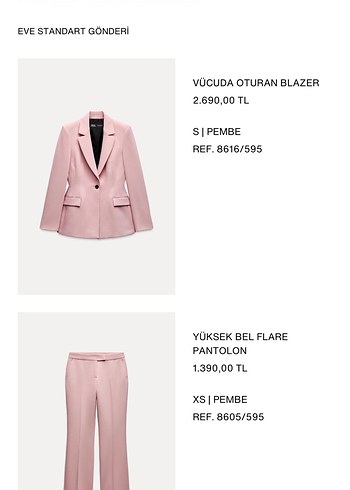 Pembe TAKIM ELBİSE Kadın Blazer Ceket ve Pantolon - Görsel 3