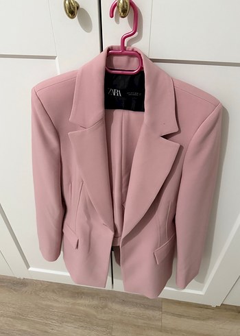 Pembe TAKIM ELBİSE Kadın Blazer Ceket ve Pantolon - Görsel 4