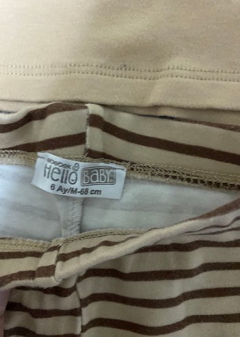 Pastel Kahverengi Uzun Kollu Bebek Takımı - Görsel 2