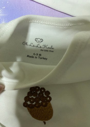 Beyaz Uzun Kollu Pamuklu Bebek Body - Görsel 2