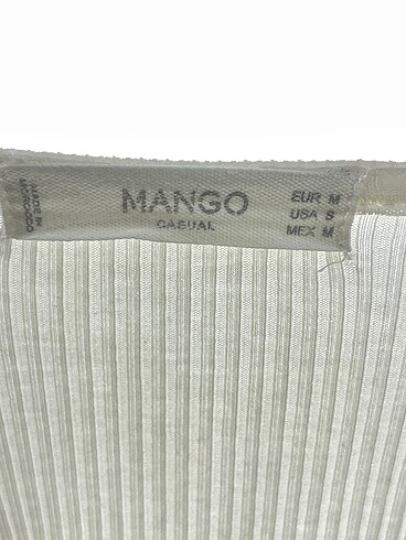 m Beden beyaz Renk Mango Bluz %70 İndirimli.