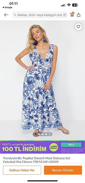 Batik marka elbise