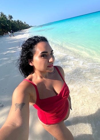 Parlak Kırmızı İnce Askılı Mayo - Görsel 6