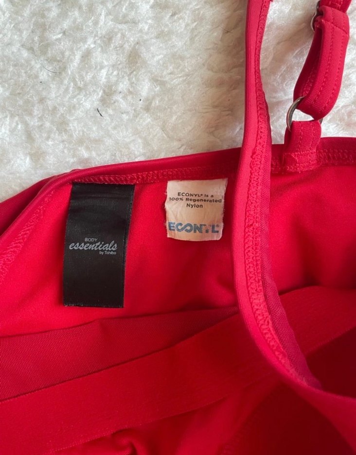 Parlak Kırmızı İnce Askılı Mayo - Görsel 4