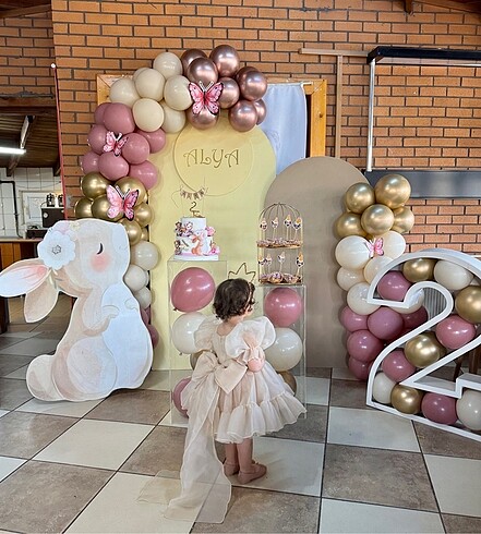 24-36 Ay Beden 2 yaş doğum günü parti elbise LİNOLA BABY KİDS MARKA