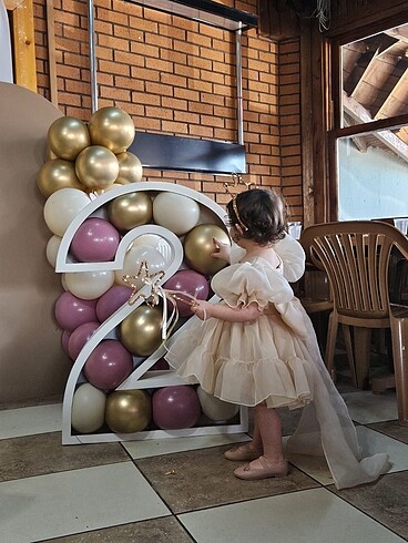 Diğer 2 yaş doğum günü parti elbise LİNOLA BABY KİDS MARKA
