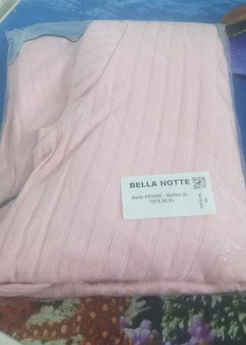 Pembe Uzun Kollu gecelik - Görsel 5