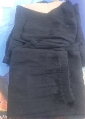 Kadın Siyah Piliseli gecelik - Görsel 4