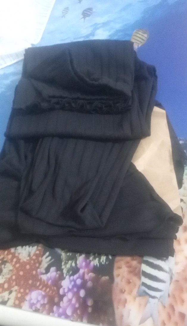 Kadın Siyah Piliseli gecelik - Görsel 5