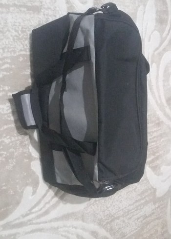 Siyah Gri Erkek Spor Çantası - Görsel 2