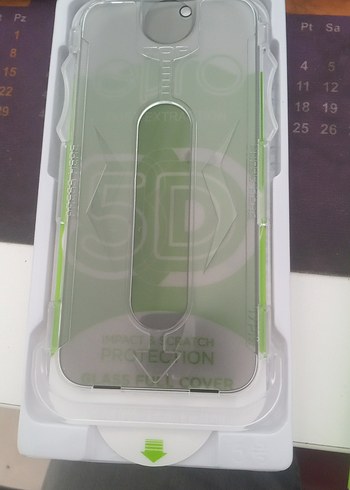 Yeşil Magic Box Gizlilik Cam Ekran Koruyucu 3 adet - Görsel 3