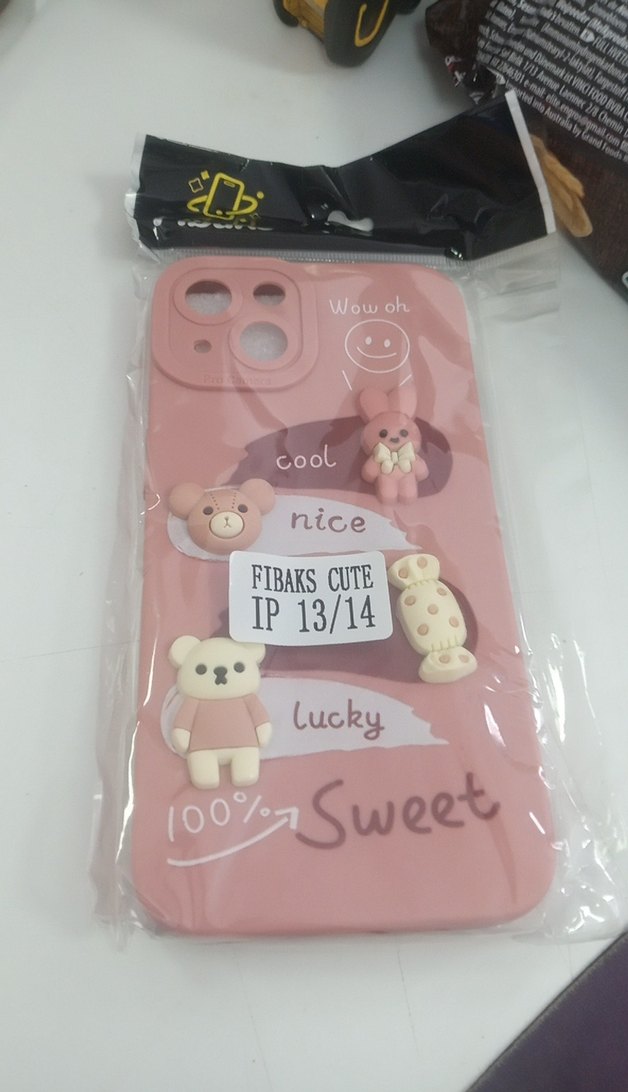 Boncuklu Bohem Pastel iphone 13/14 Telefon Kılıf 2 adet - Görsel 4