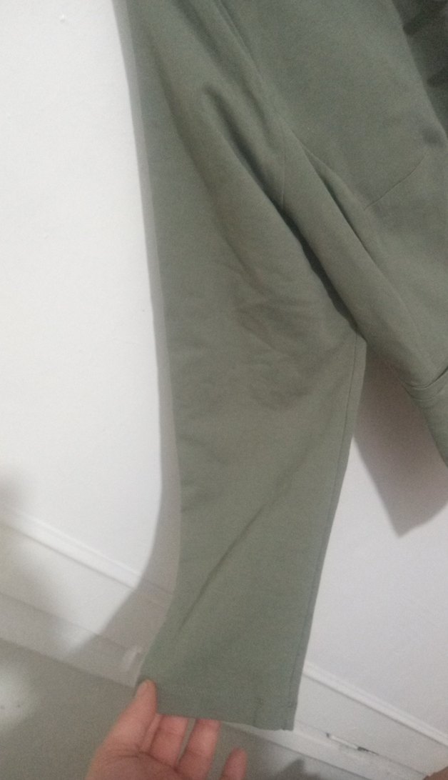 Düğmeli Kadın Midi Ceket Gri - Görsel 3