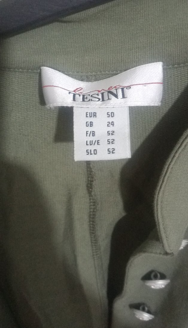 Düğmeli Kadın Midi Ceket Gri - Görsel 4