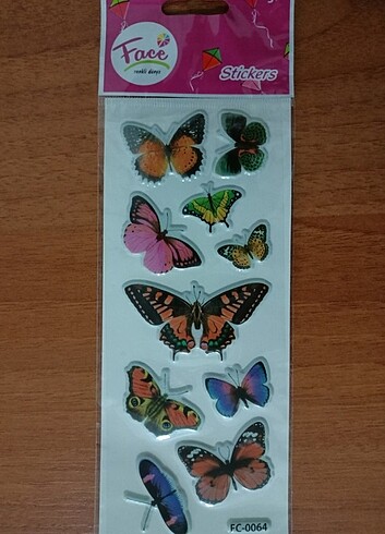 Kelebek stickers