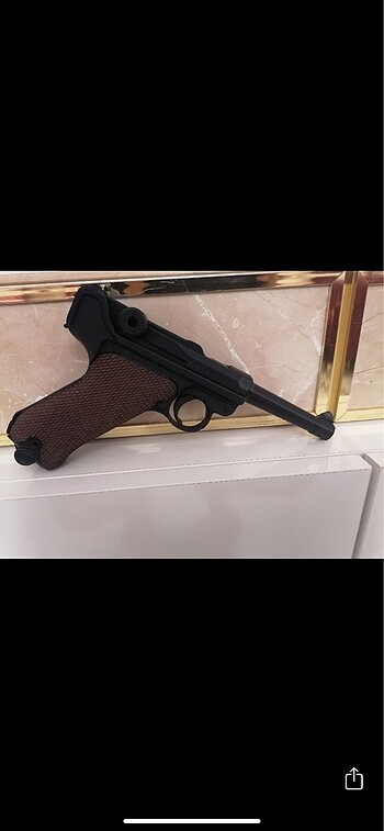 Luger P08 plastik tabanca oyuncak