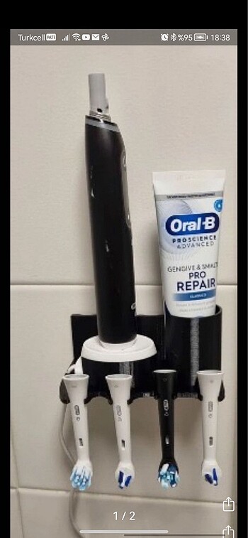 Şarj diş fırçası standi banyo için
