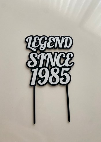  Beden 1985 Doğumlu Efsane Erkek Rozeti