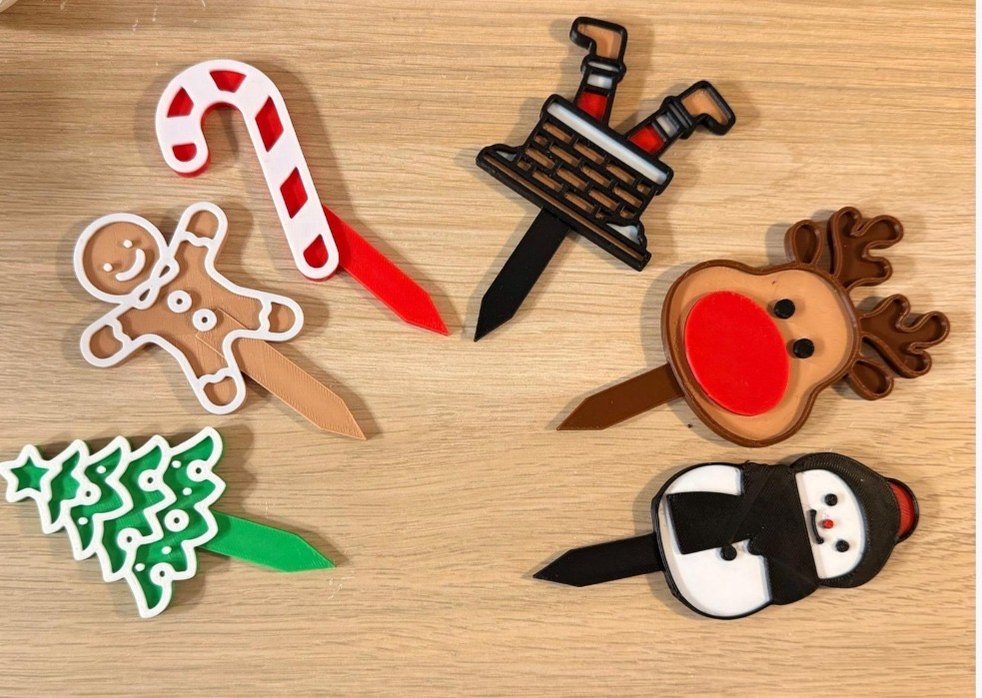 Noel dekorasyon pasta süsü - Görsel 2