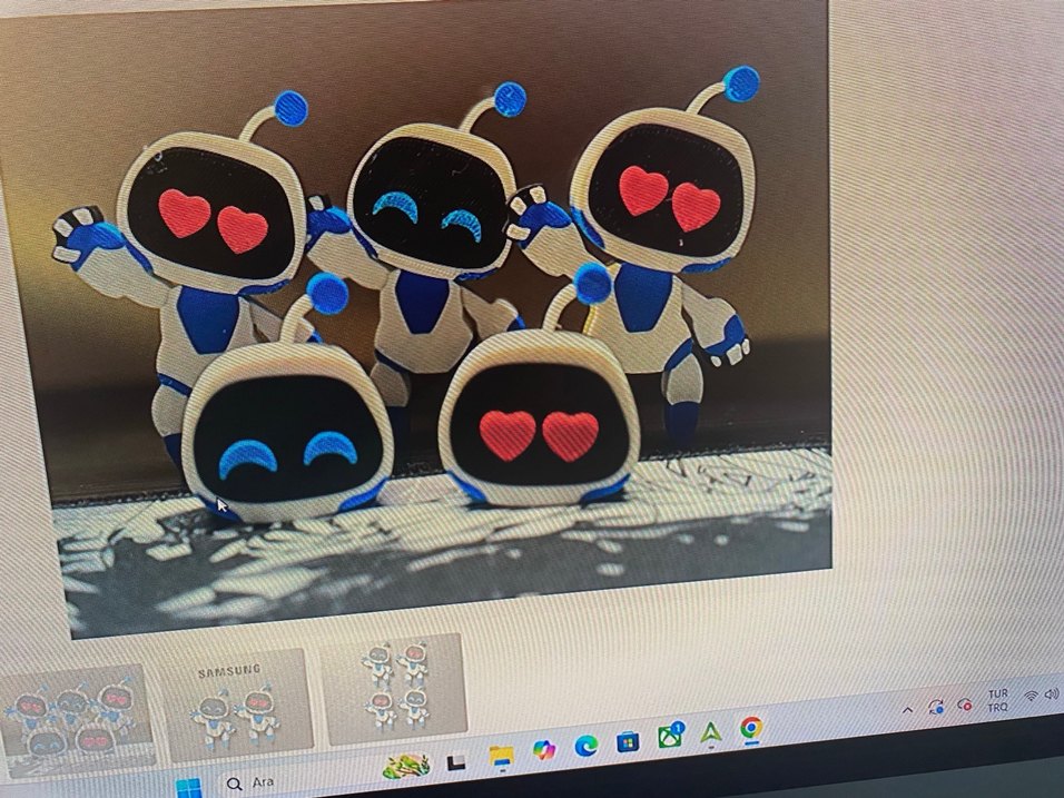 Mavi ve Beyaz Robot Aksiyon Figürleri Seti - Görsel 2