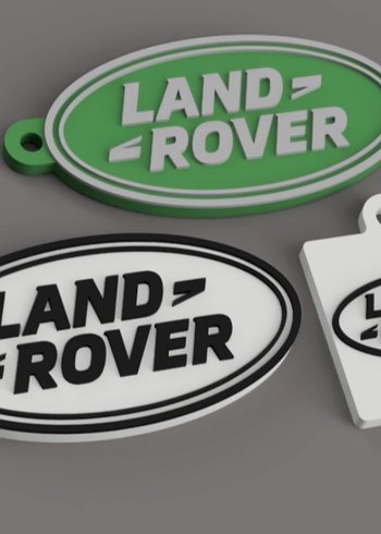 Siyah Land Rover Anahtarlık - Görsel 3