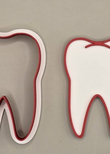 Çocuklar için Diş Şeklinde kurabiye kalıbı - Görsel 2
