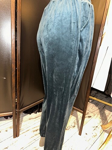 Petrol mavisi kadife - Görsel 3