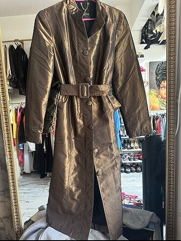 Diğer Armine 38 40 beden trenckot vizon rengi