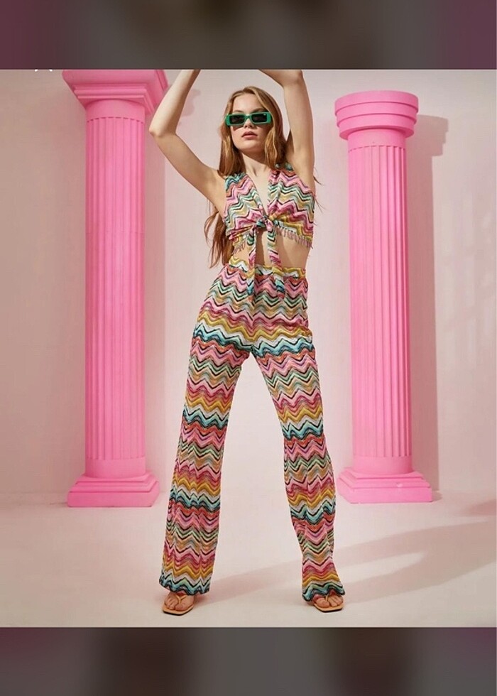 Alt üst bohem takım - Görsel 3